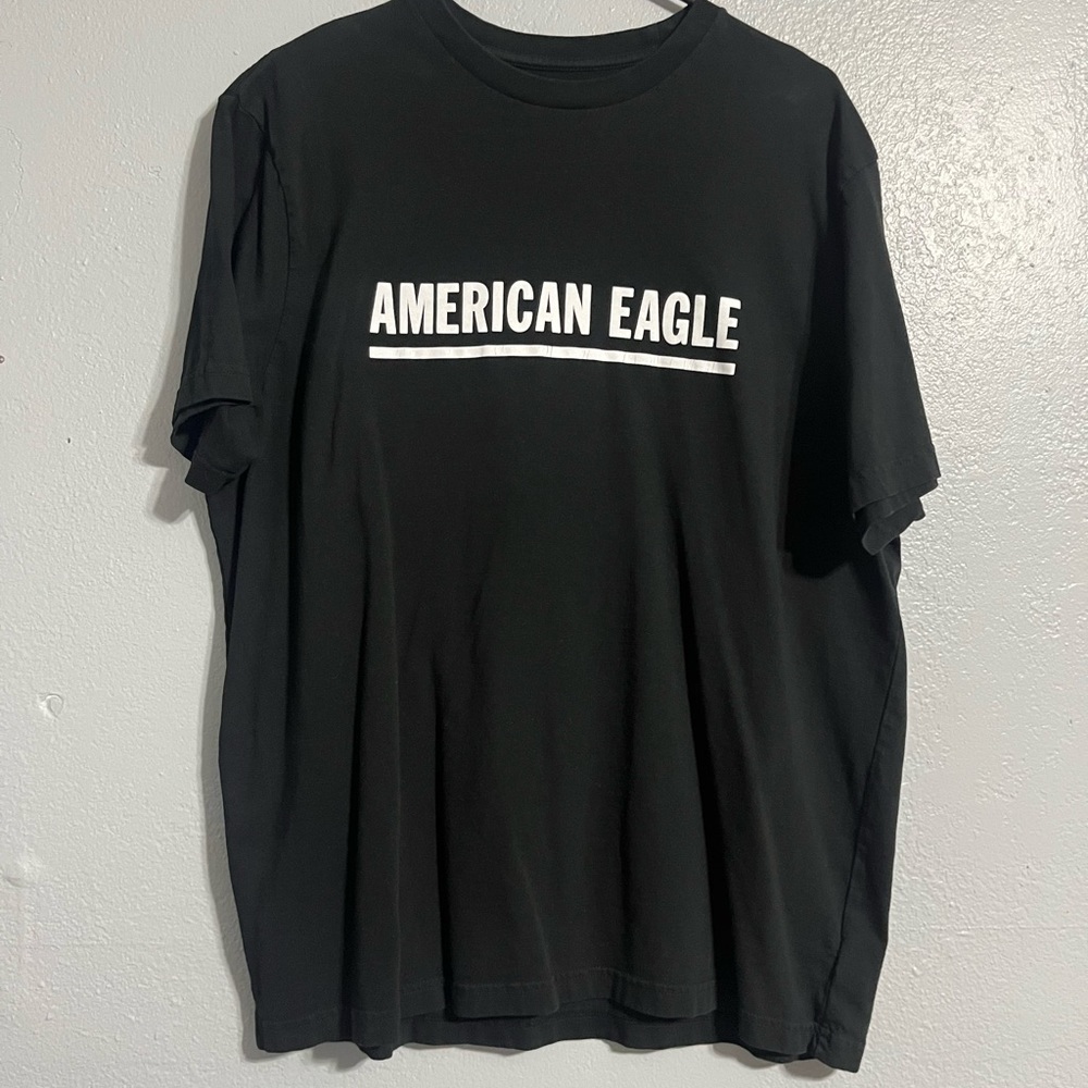 Large Black American Eagle tshirt